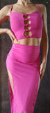Set Chique & Sexy Skirt with shorts - Fuchsia