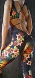 Overall Tresor - Tropical sunset print