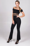 Elegant Black Jumpsuit with Tule