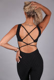 Black Anti-celulite Jumpsuit Tresor
