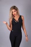 Black Anti-celulite Jumpsuit Tresor