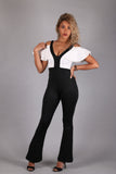 Sexy Elegant Black and White Jumpsuit