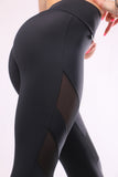 Leggings Supreme with net - Black